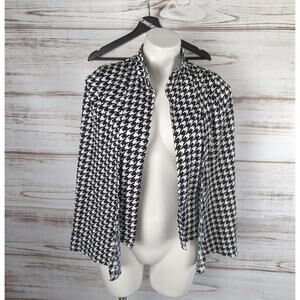 Shein Houndstooth Cape Sz Small